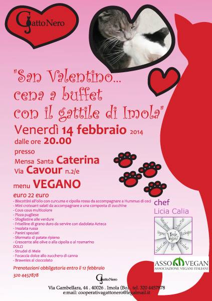 14 Febbraio 2014 Cena A Buffet A Favore Del Gattile Di Imola