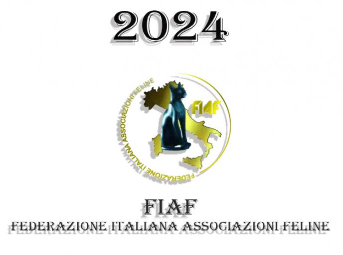 Calendario expo 2024 FIAF - WCF - Italia