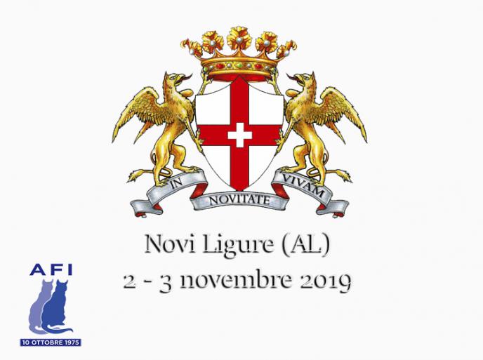 2 e 3 novembre 2019 Esposizione Internazionale Felina AFI - WCF di Novi Ligure (AL)