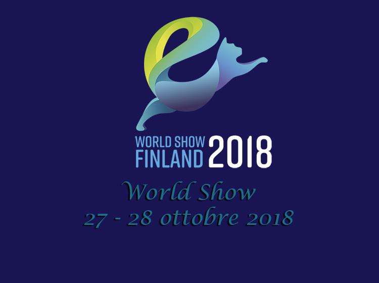 27-28 ottobre 2018 World Show FIFe Tampere Finlandia