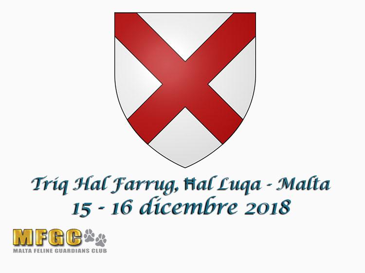 15 e 16 dicembre 2018 World Cat Show MGFC WCF Malta