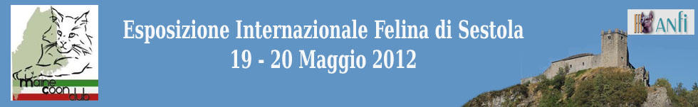 Esposizione Internazionale Felina Sestola 19-20 maggio 2012