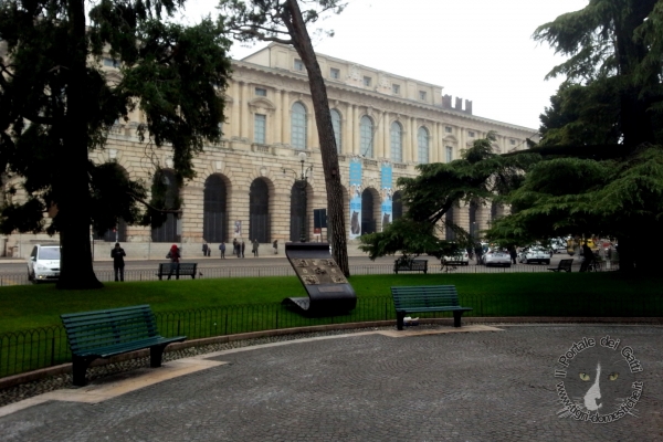 Palazzo Gran Guardia a Verona. Luogo dove si è svolta la Mostra