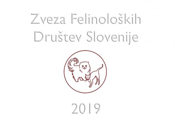 Calendario expo 2019 ZFDS FIFe Slovenia