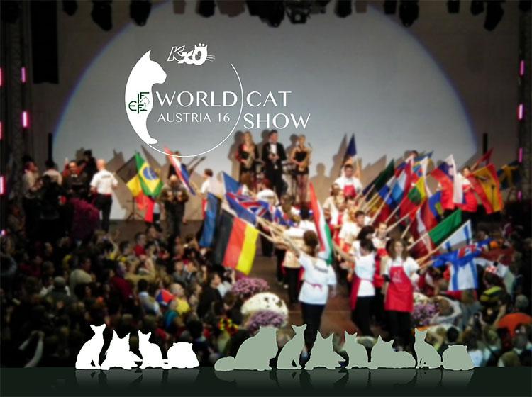 29 e 30 ottobre 2016 World Cat Show FIFe Wien Austria