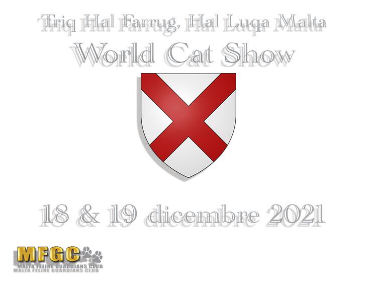 18 - 19 dicembre 2021 World Cat Show MGFC WCF Malta