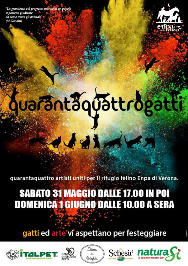 Quarantaquattrogatti 2014 Verona locandina